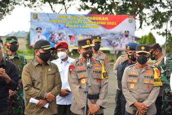 Polisi Terjunkan 2.346 Personil dan Dirikan 80 Pos Operasi Krakatau 2021 